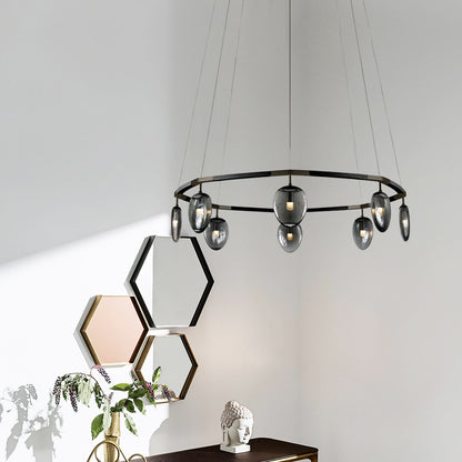 Leaf Oval Ring Chandelier