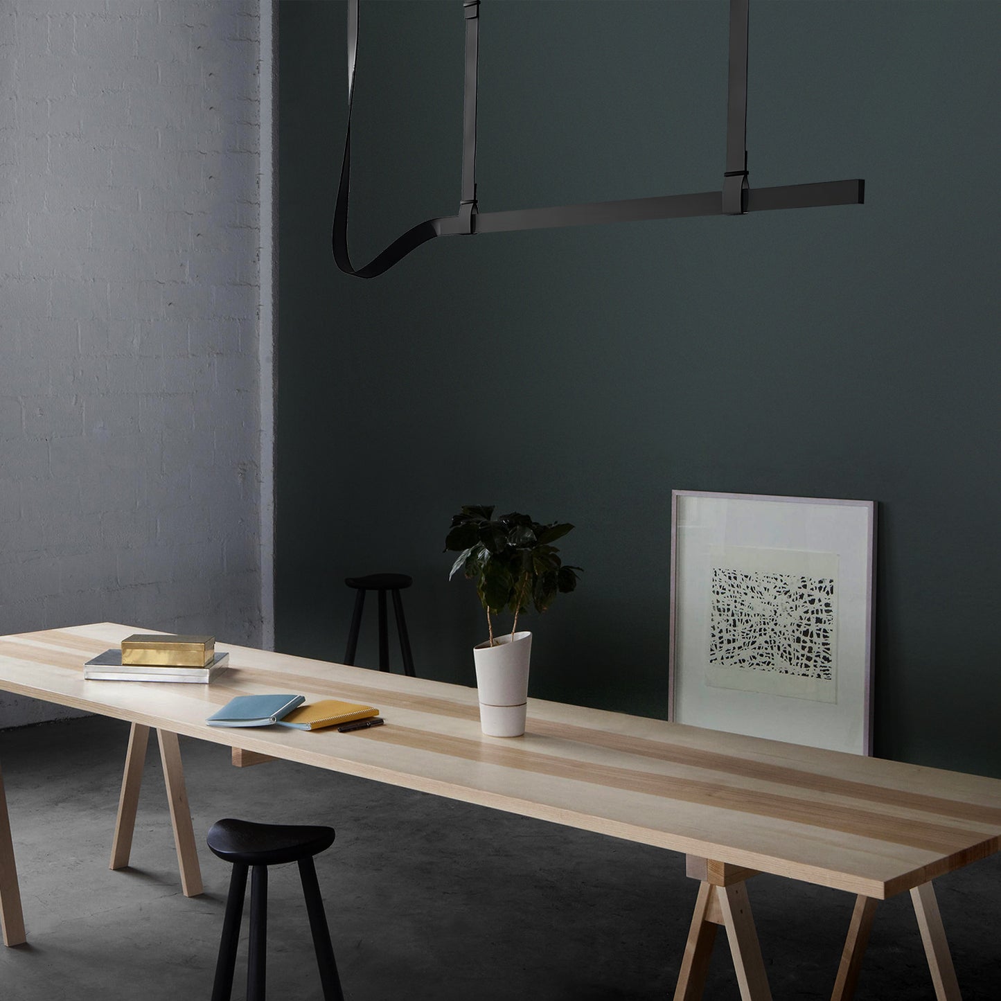 Leather Belt Linear Light