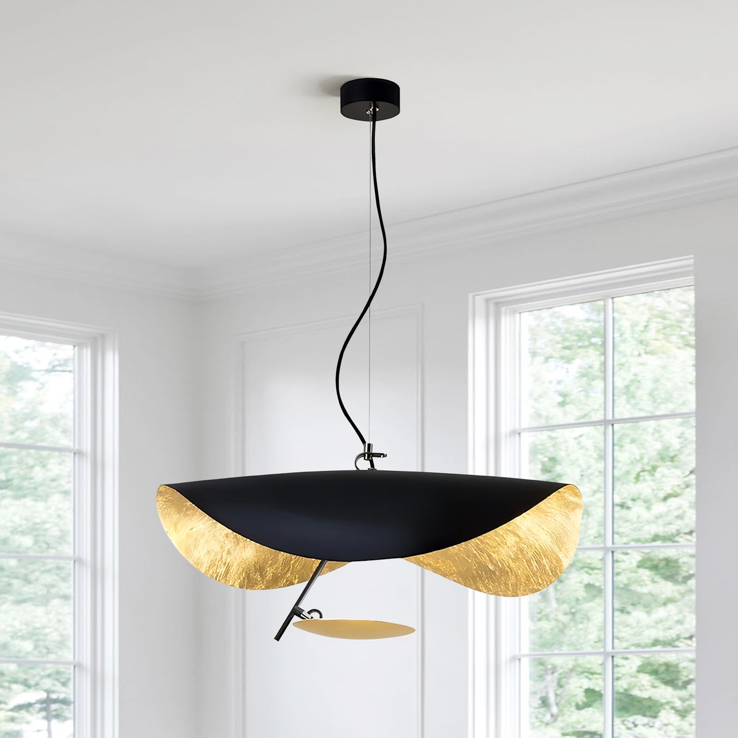 Lederam Gold Leaf Pendant Lamp