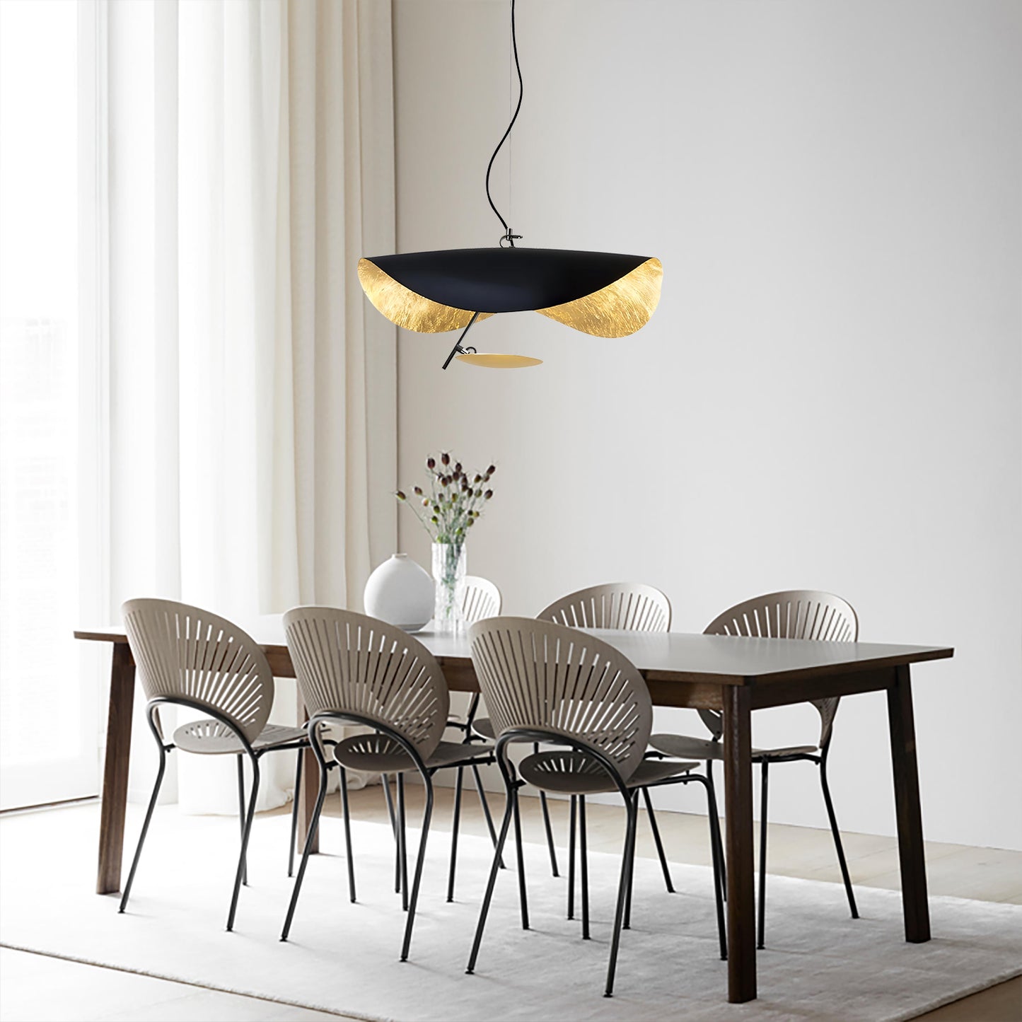 Lederam Gold Leaf Pendant Lamp