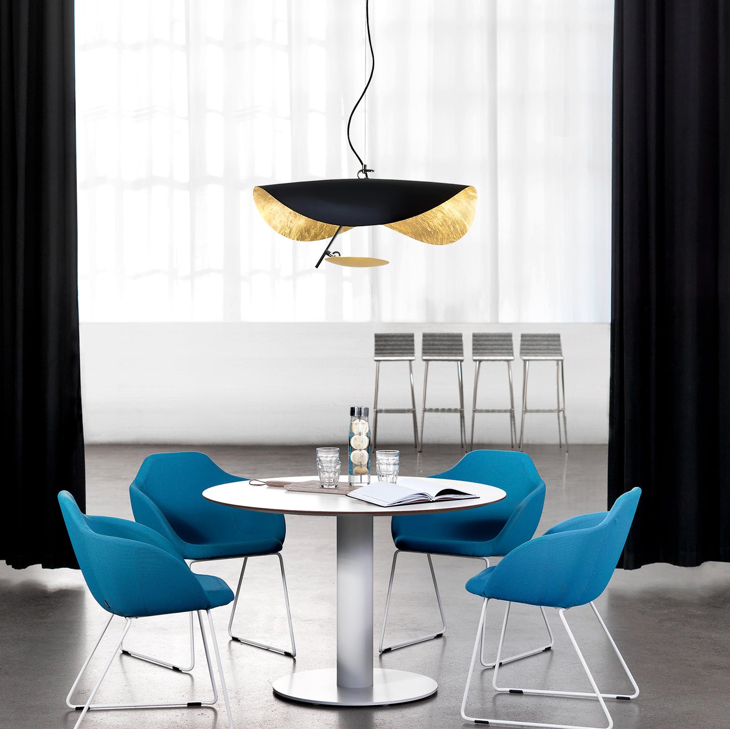 Lederam Gold Leaf Pendant Lamp