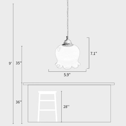 Lily Flower Pendant Lamp