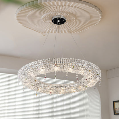 Looop Crystal Ring Chandelier