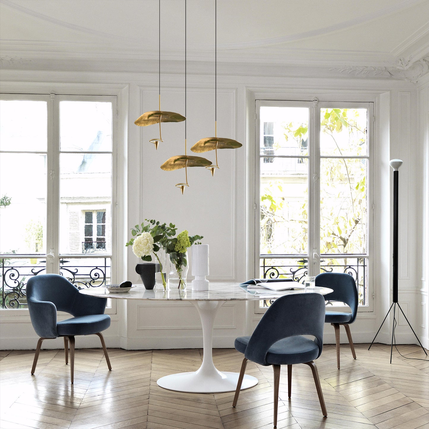 Lotus Leaf Chandelier