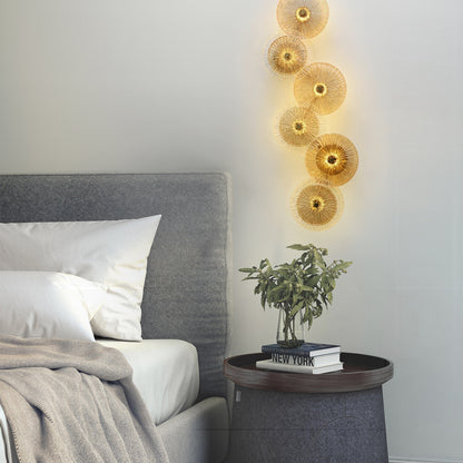 Lotus Leaf Glazed Sconce