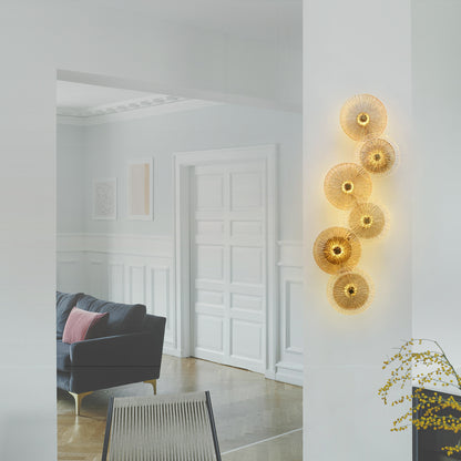 Lotus Leaf Glazed Sconce