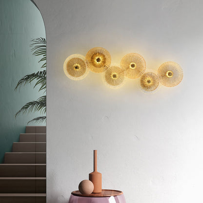 Lotus Leaf Glazed Sconce