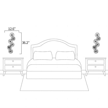 Lotus Leaf Glazed Sconce