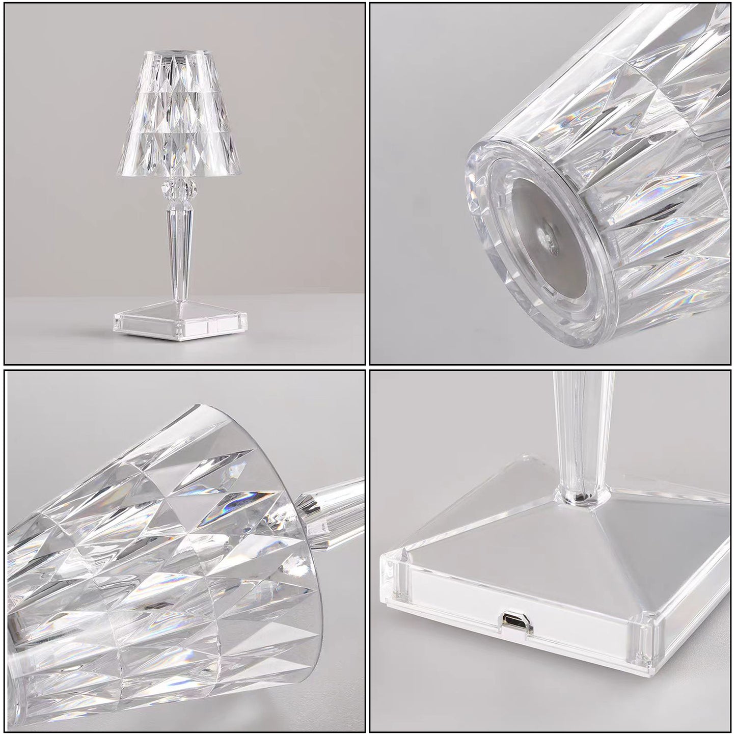 Luminous Crystal Table Lamp