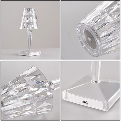 Luminous Crystal Table Lamp