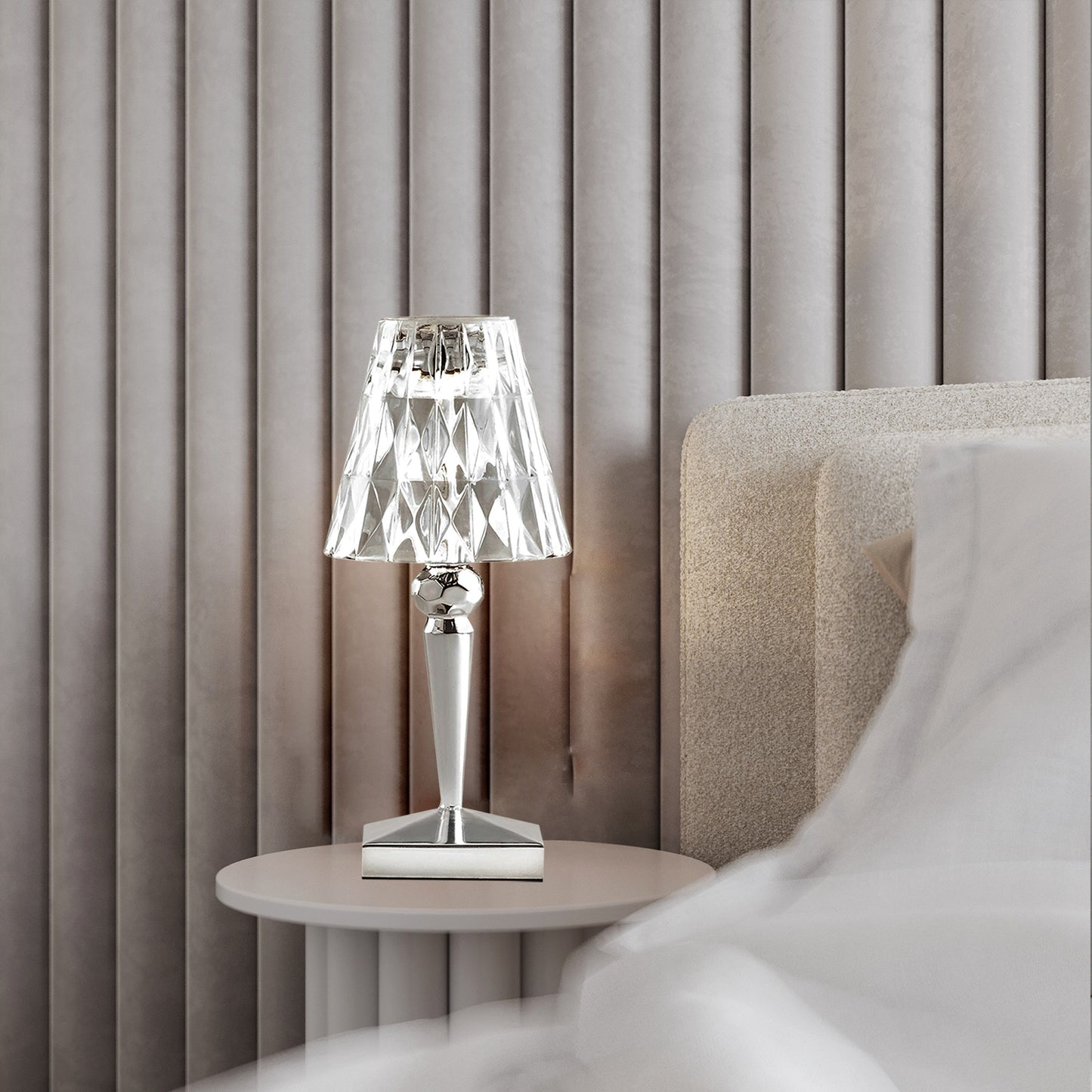 Luminous Crystal Table Lamp