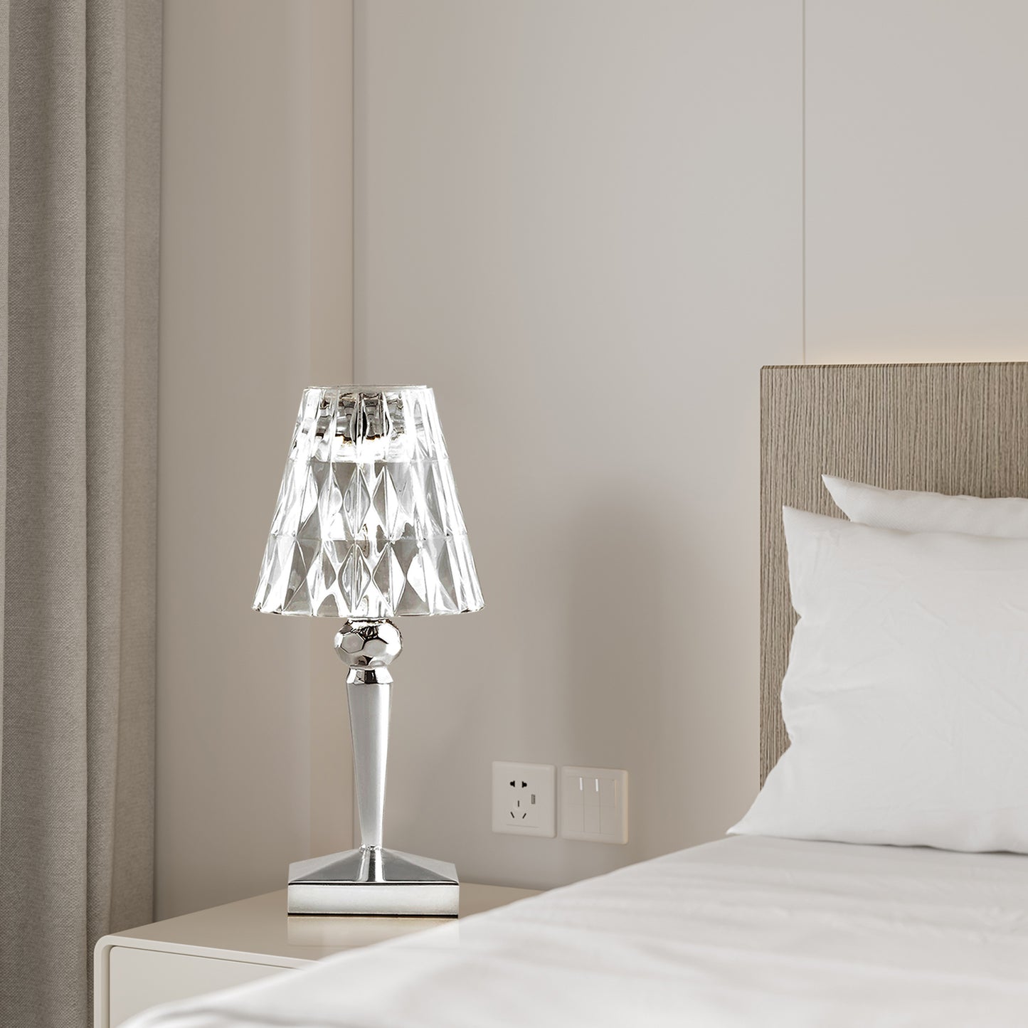 Luminous Crystal Table Lamp