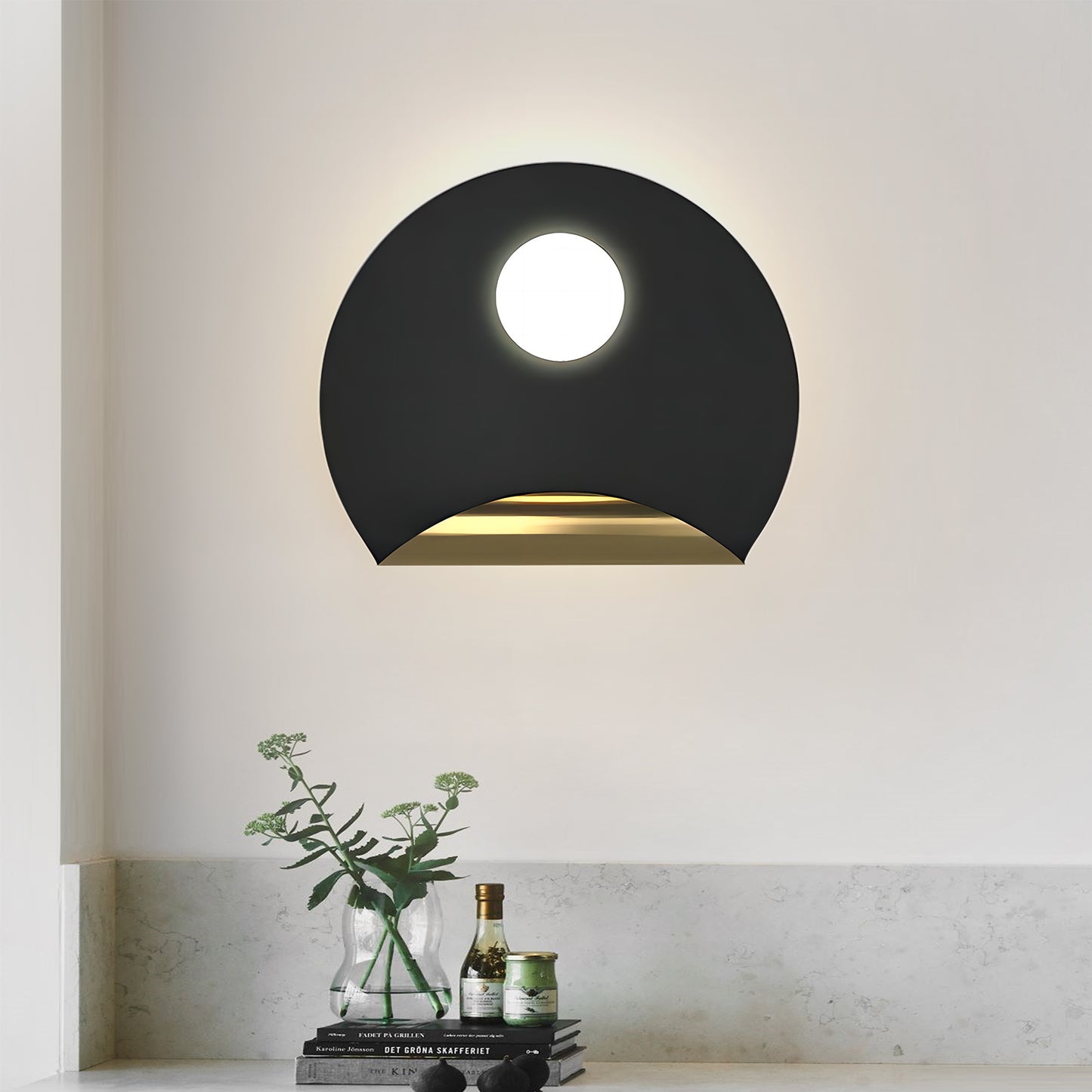 Lunar Halo Sconce