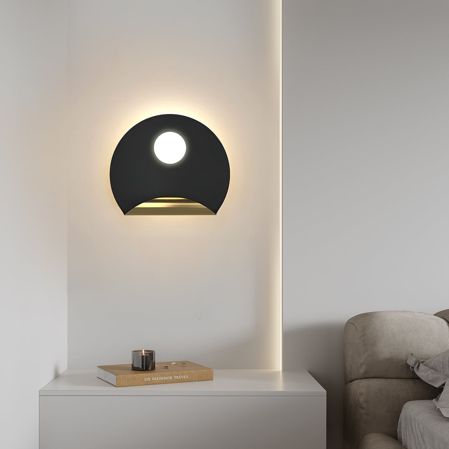 Lunar Halo Sconce
