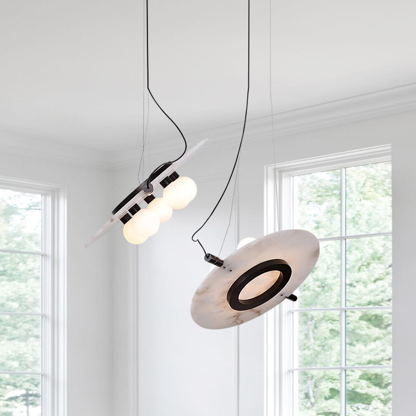 Magma Alabaster Pendant