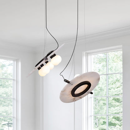 Magma Alabaster Pendant