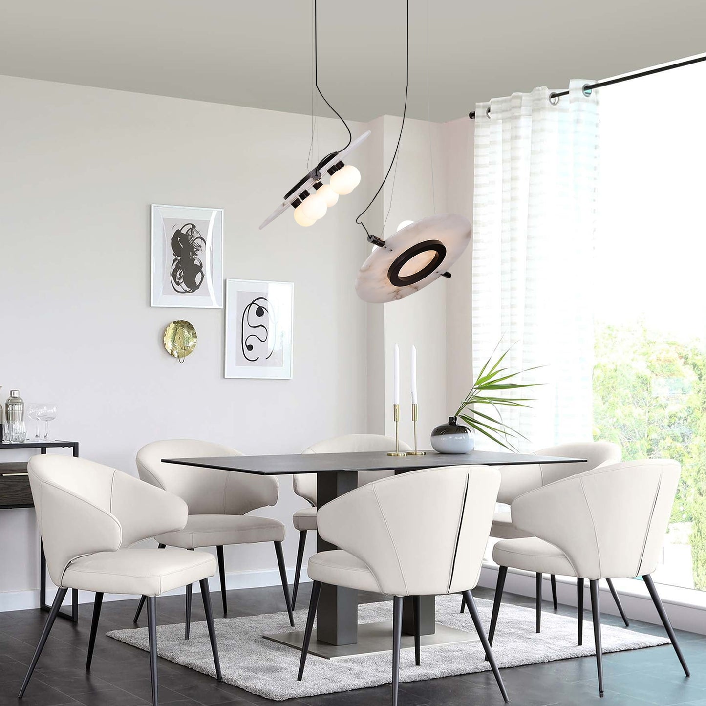 Magma Alabaster Pendant