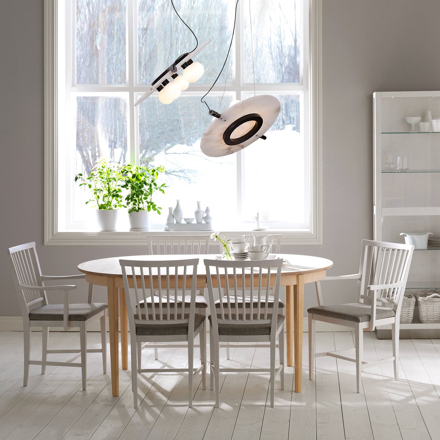 Magma Alabaster Pendant