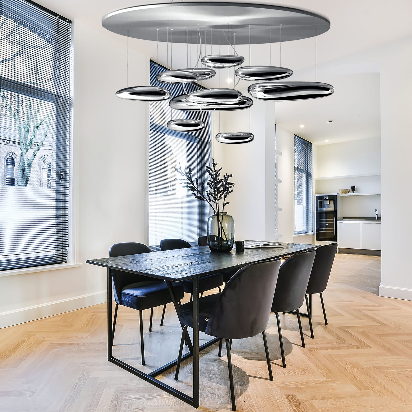 Mercury Suspension Chandelier