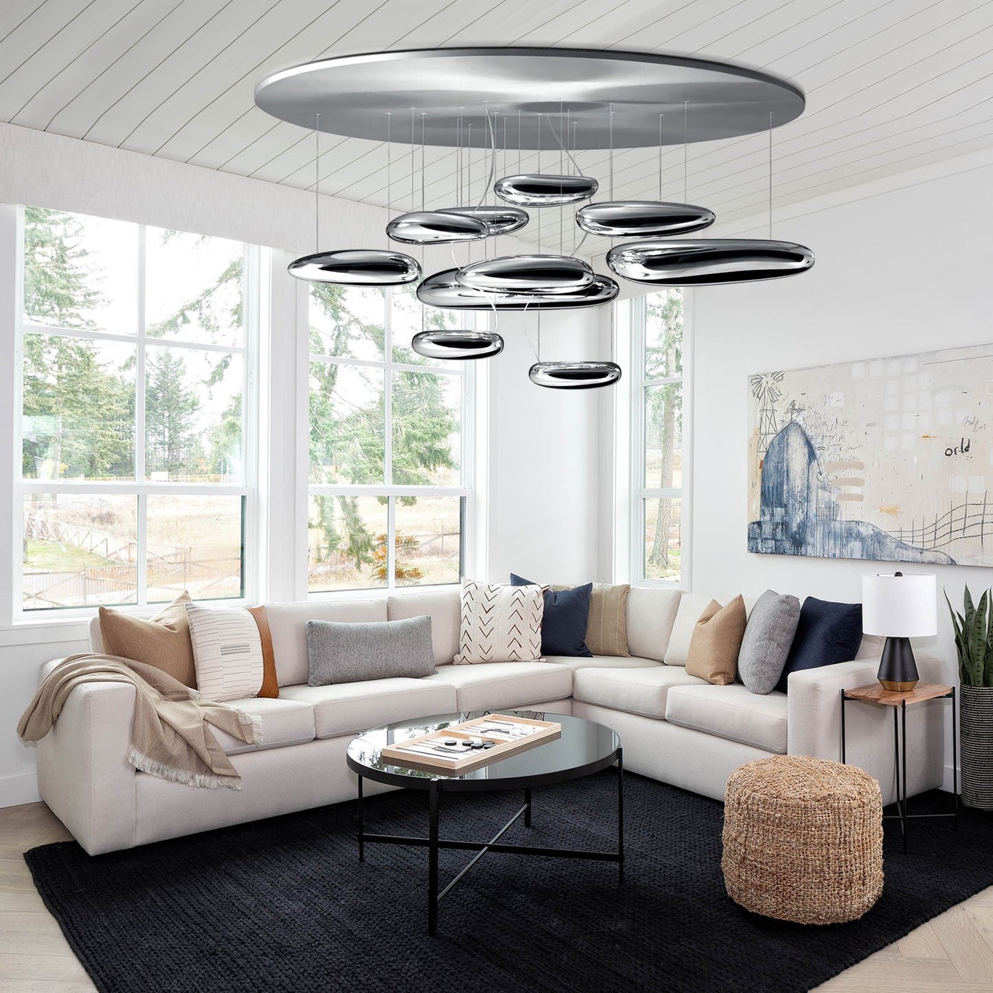 Mercury Suspension Chandelier
