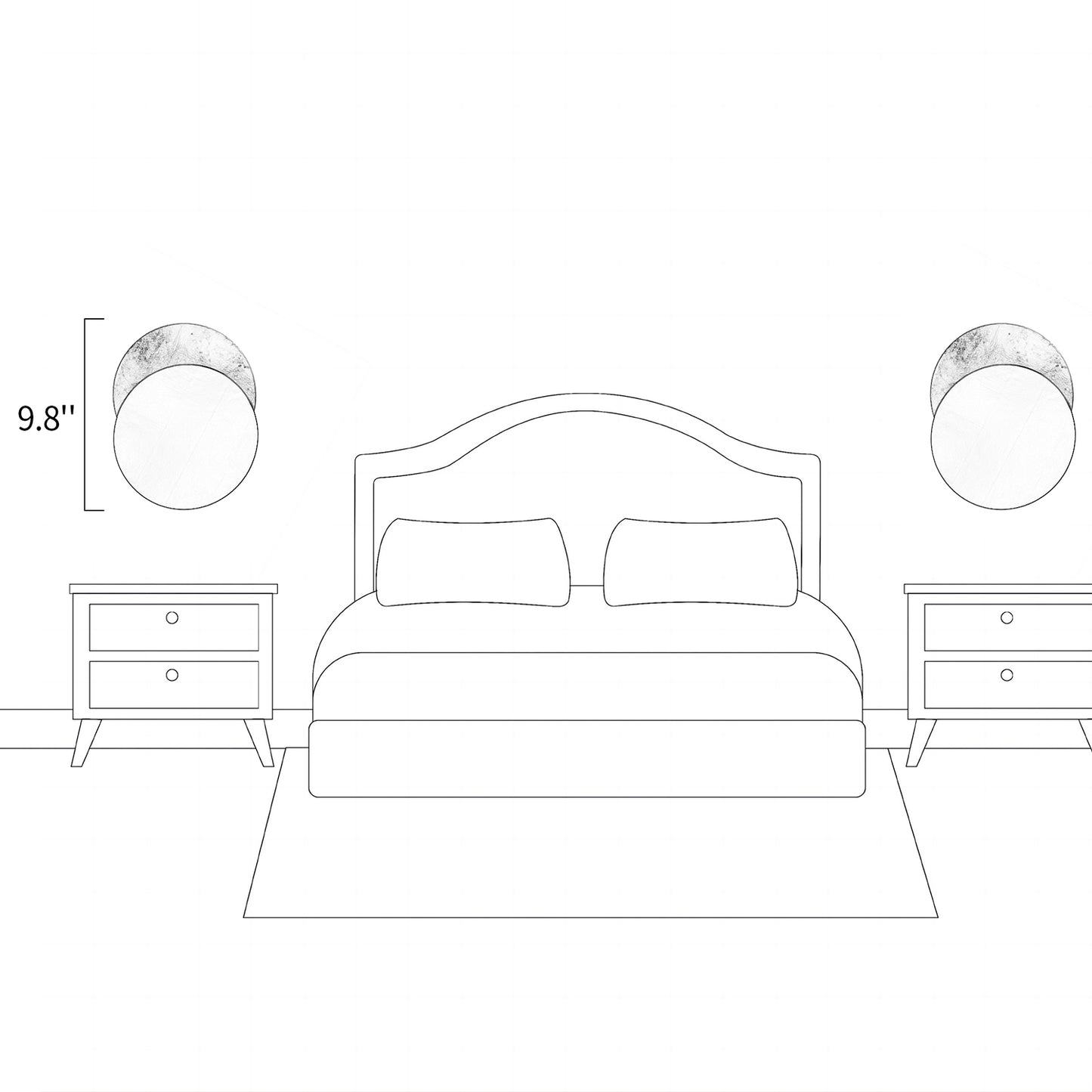 Moon Moving Wall Lamp