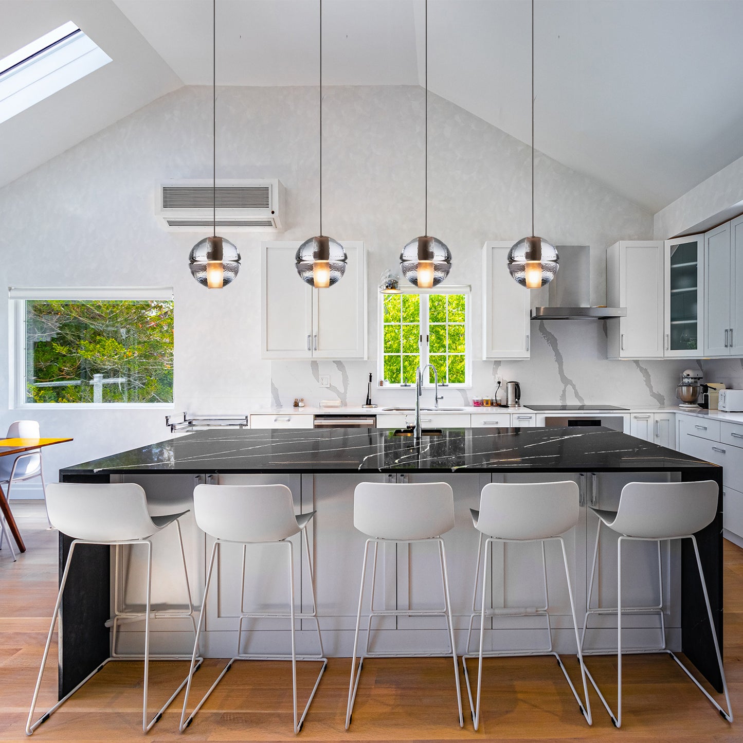 Multi-Crystal Ball Pendant Light