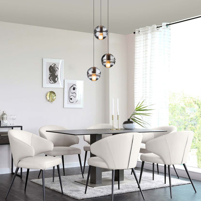 Multi-Crystal Ball Pendant Light