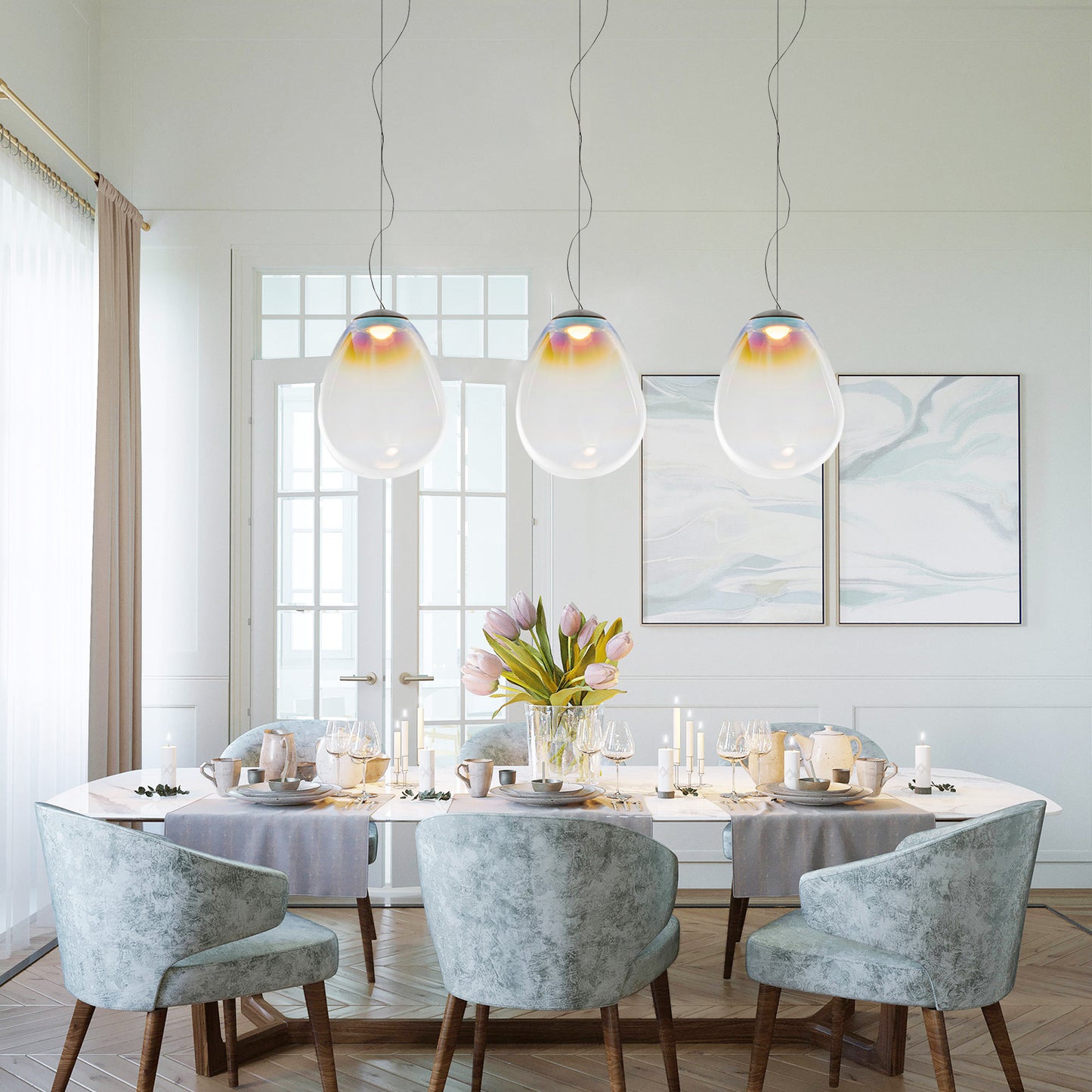 Nebula Glass Pendant Light