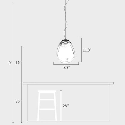 Nebula Glass Pendant Light