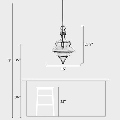 Neverending Glory Glass Pendant