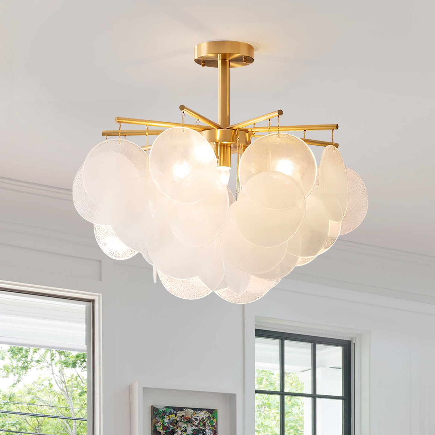 Nimbus Glass Chandelier