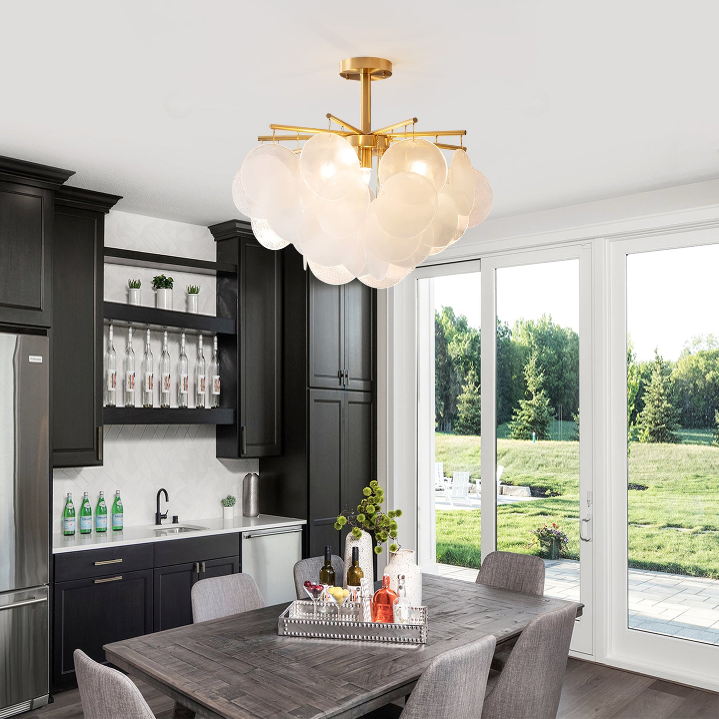 Nimbus Glass Chandelier