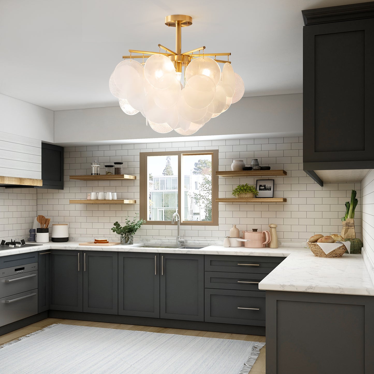 Nimbus Glass Chandelier