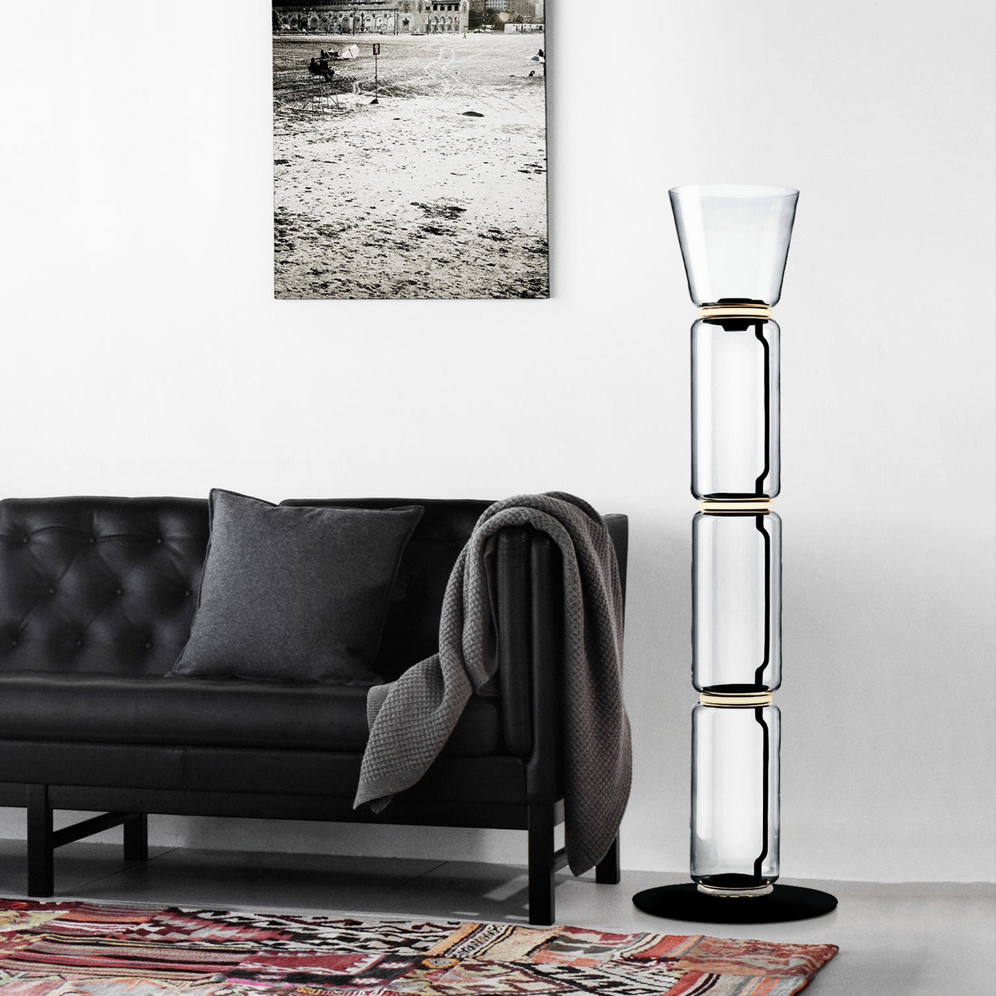 Noctambule Glass Floor Lamp
