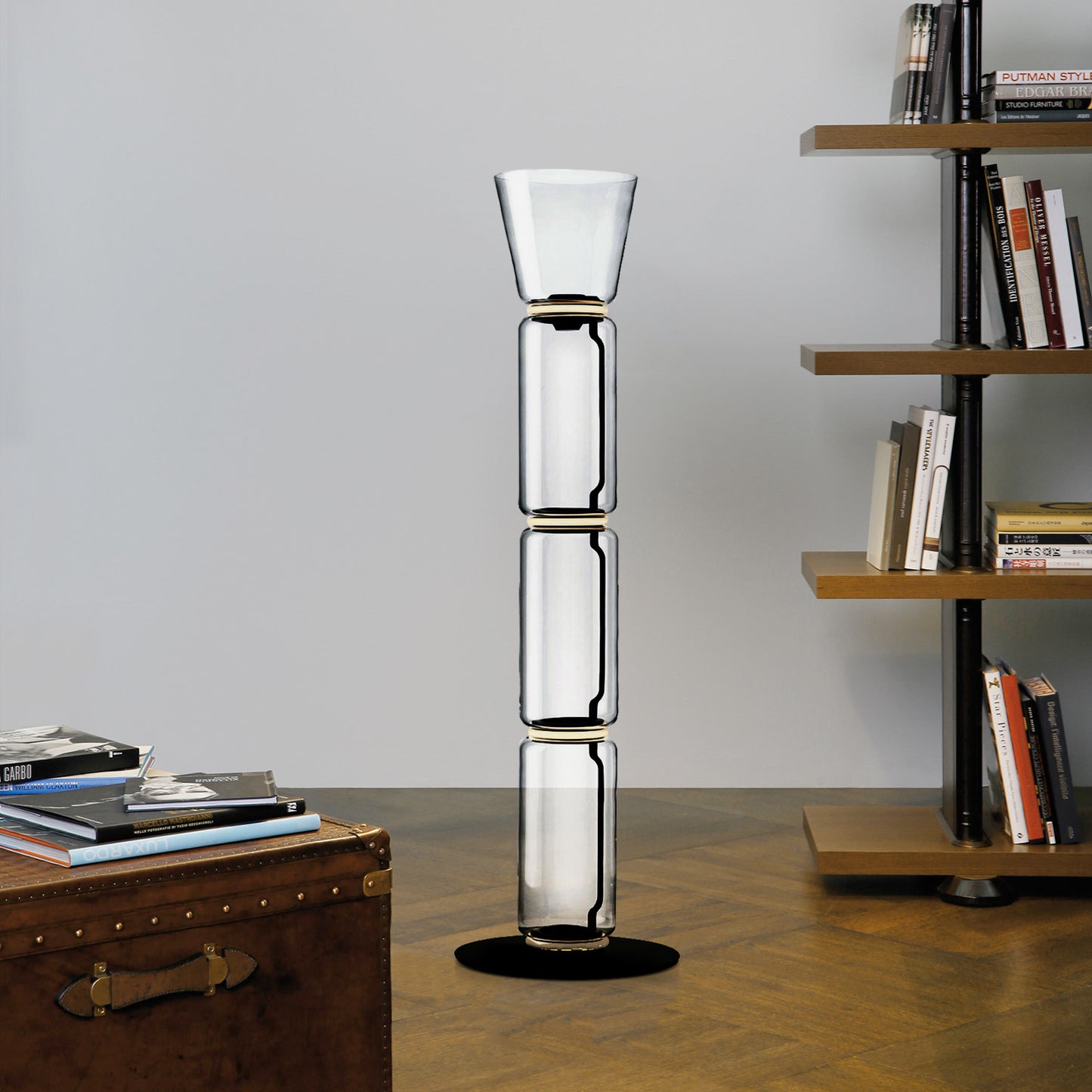 Noctambule Glass Floor Lamp