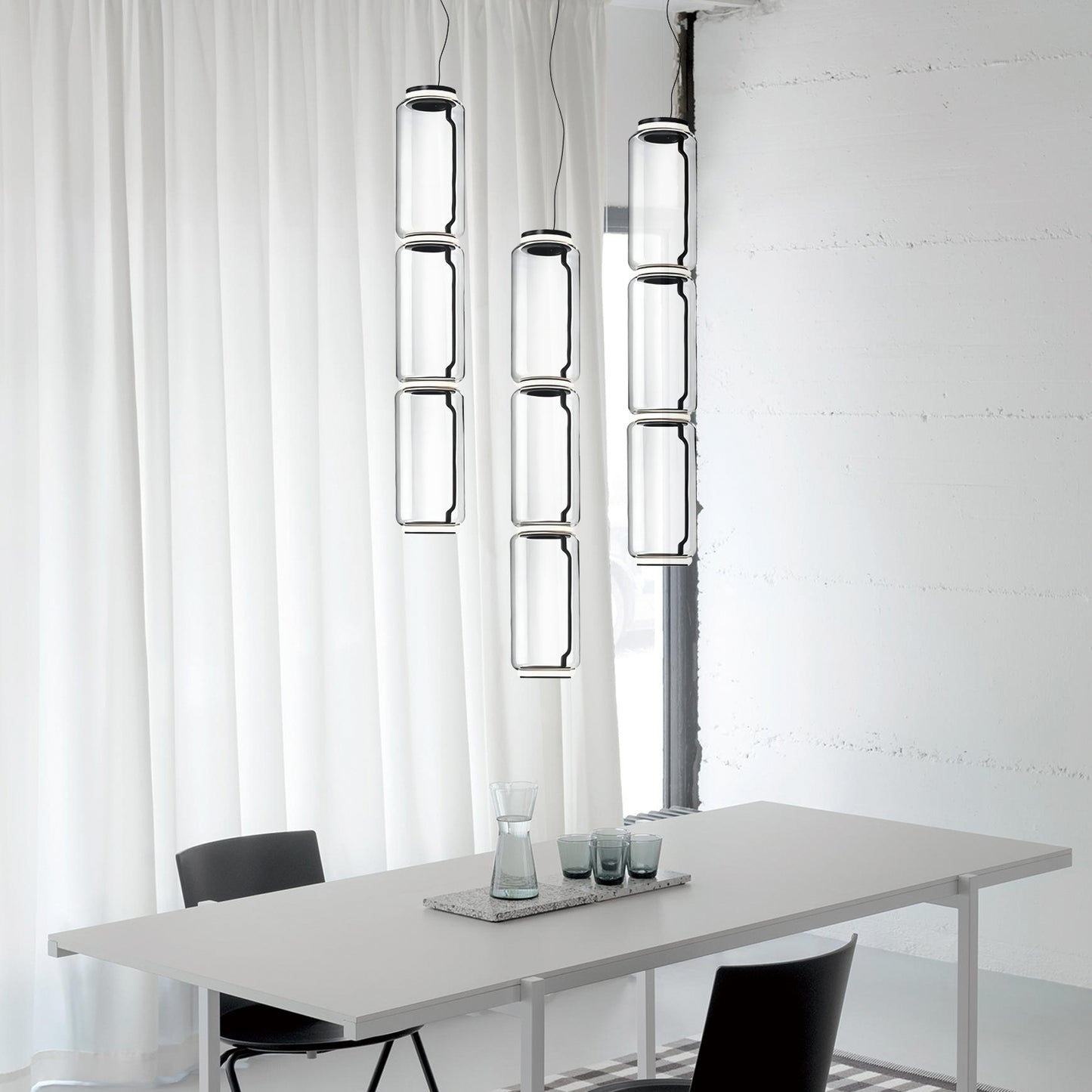 Noctambule Glass Pendant Lamp-B