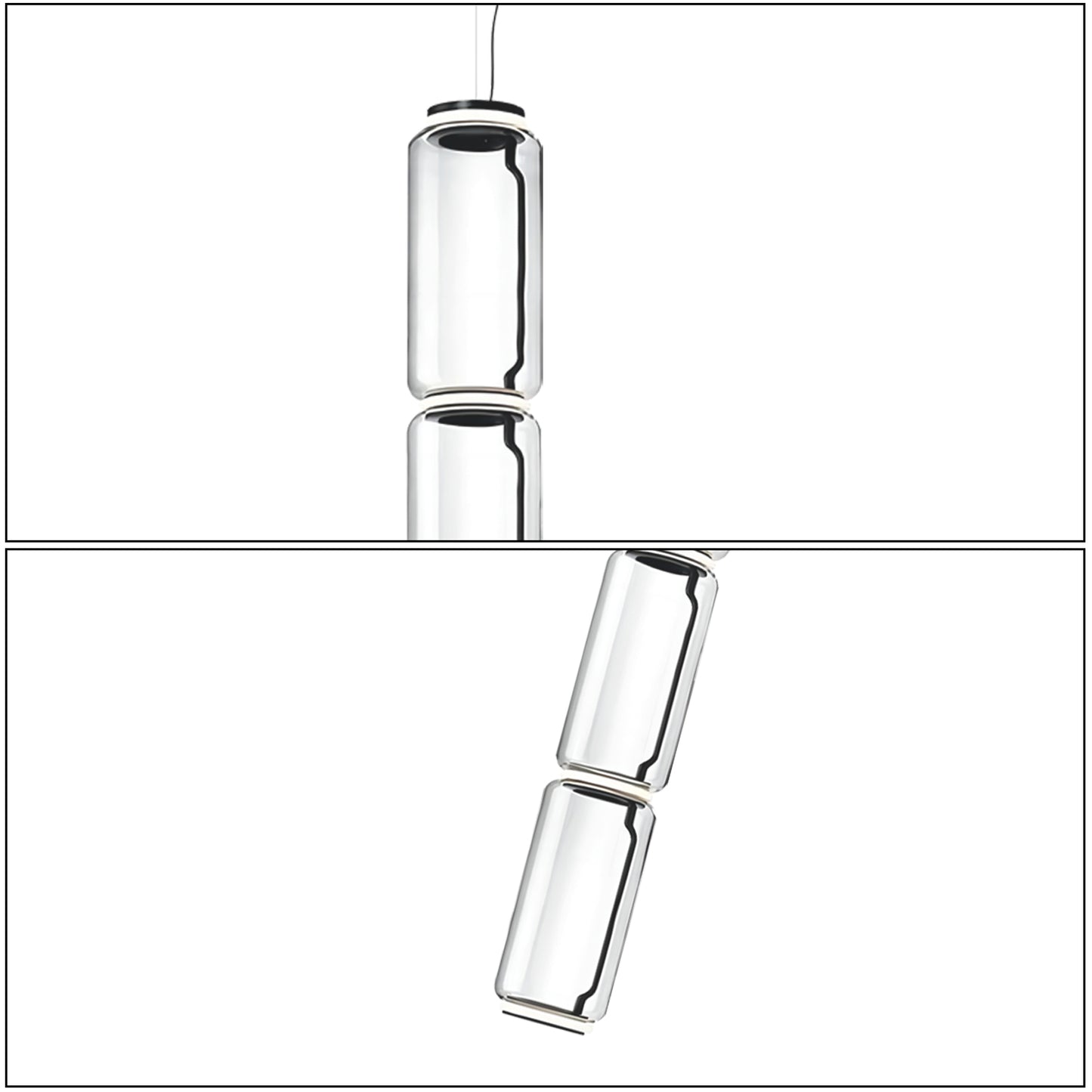 Noctambule Glass Pendant Lamp-B