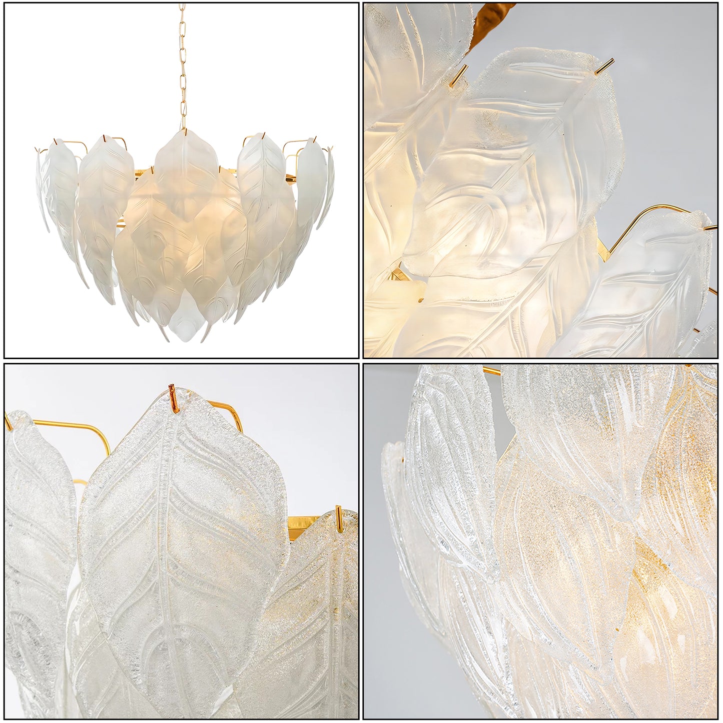 Novida Glass Chandelier