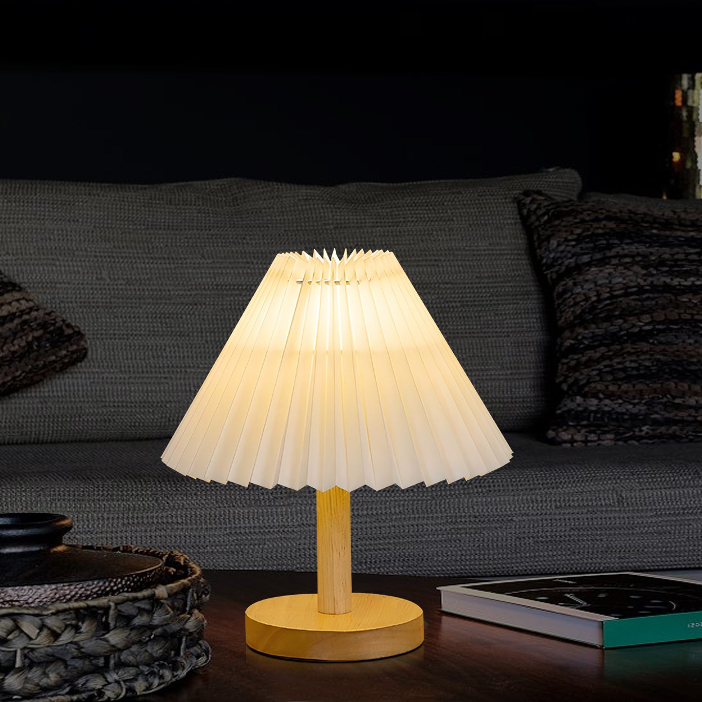 Noya Pleated Table Lamp