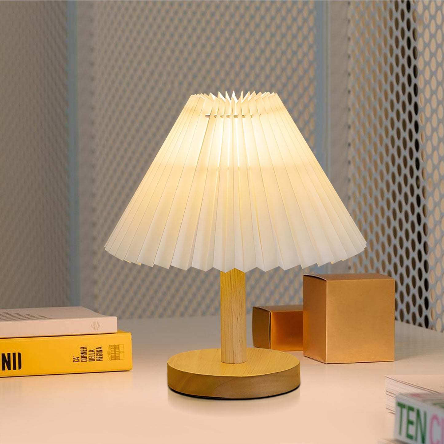 Noya Pleated Table Lamp