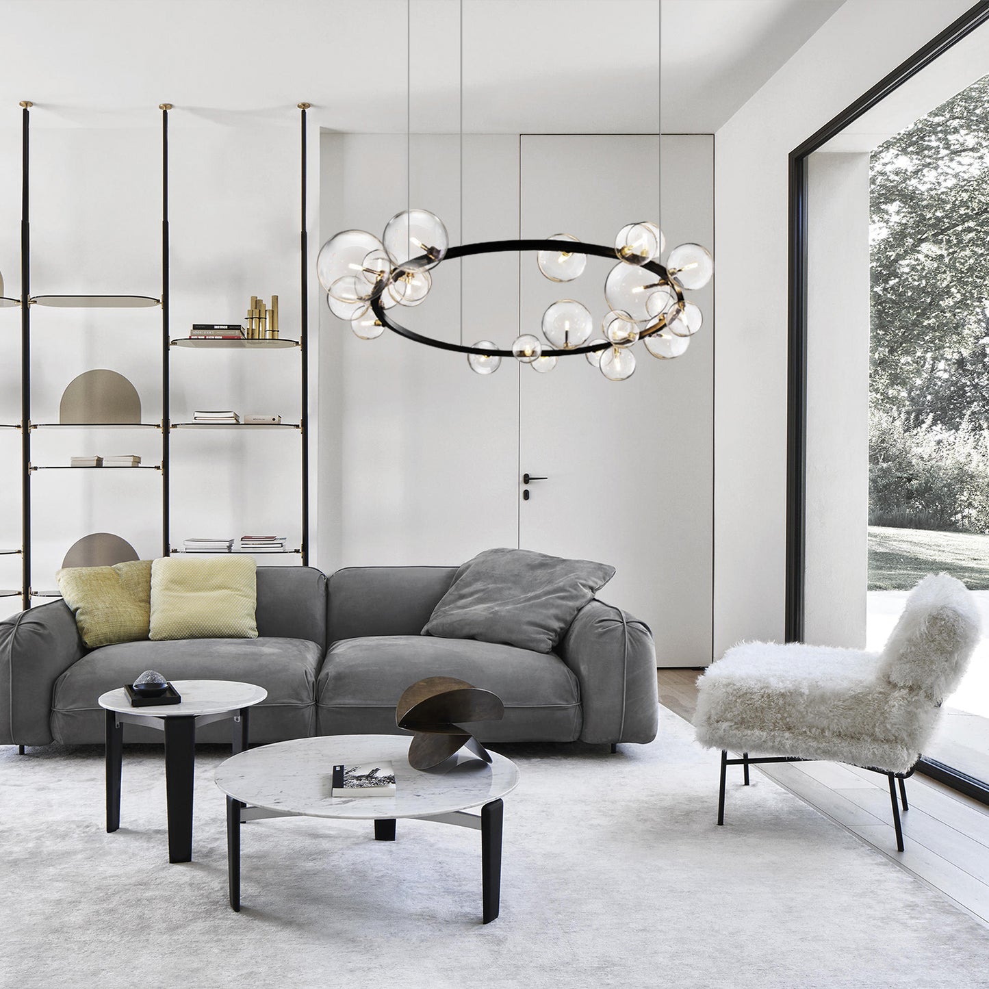 Odeon Bubbles Ring Chandelier