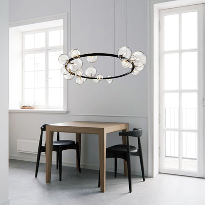 Odeon Bubbles Ring Chandelier