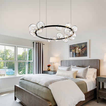 Odeon Bubbles Ring Chandelier