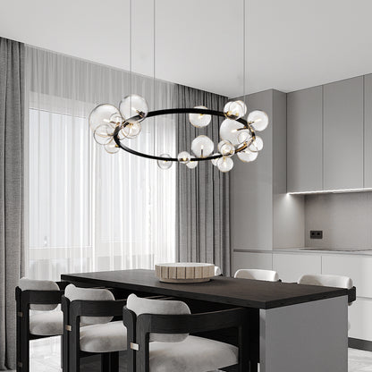 Odeon Bubbles Ring Chandelier
