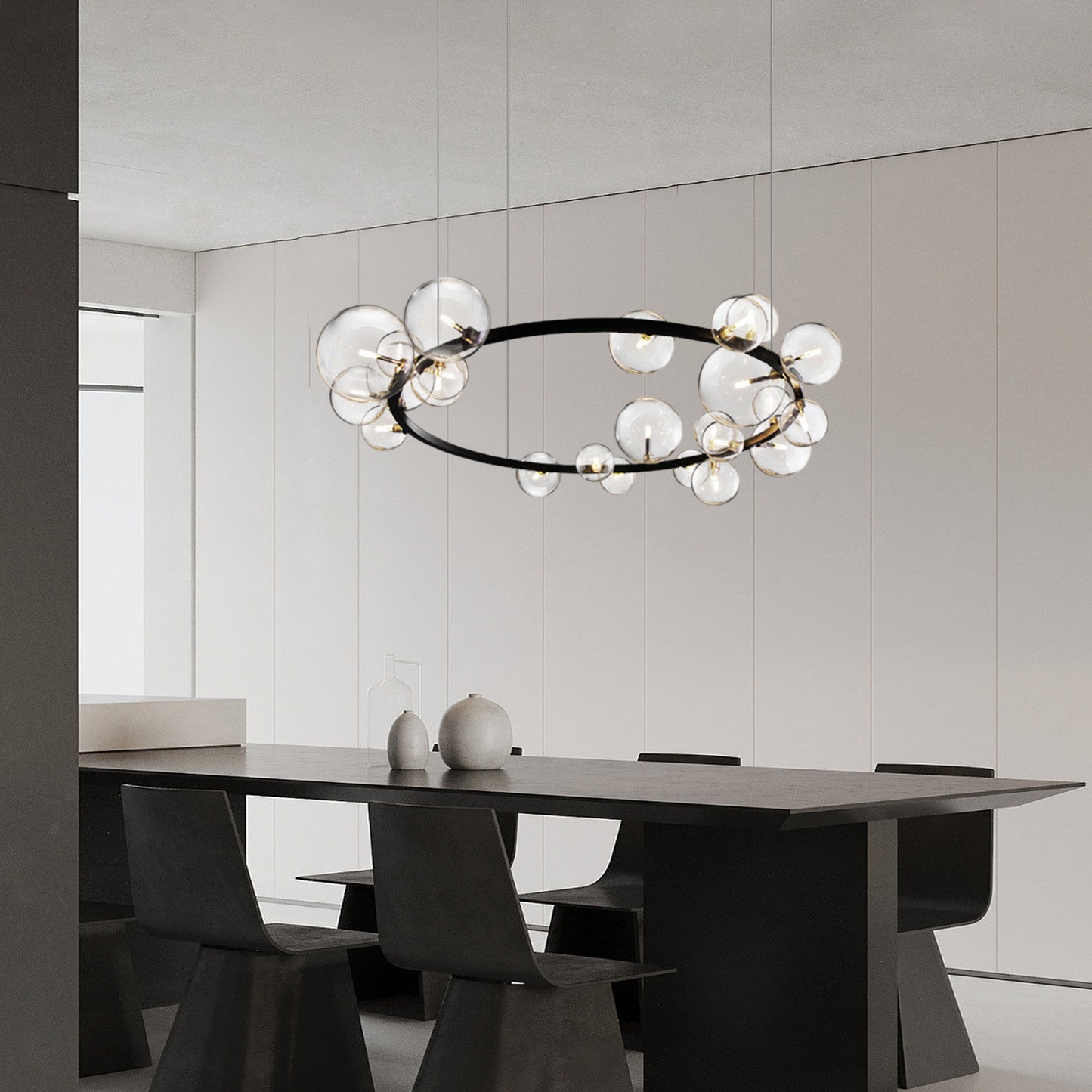 Odeon Bubbles Ring Chandelier