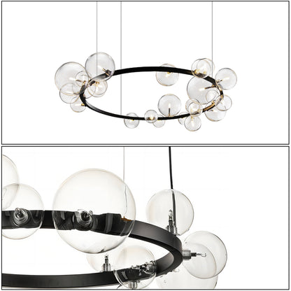 Odeon Bubbles Ring Chandelier