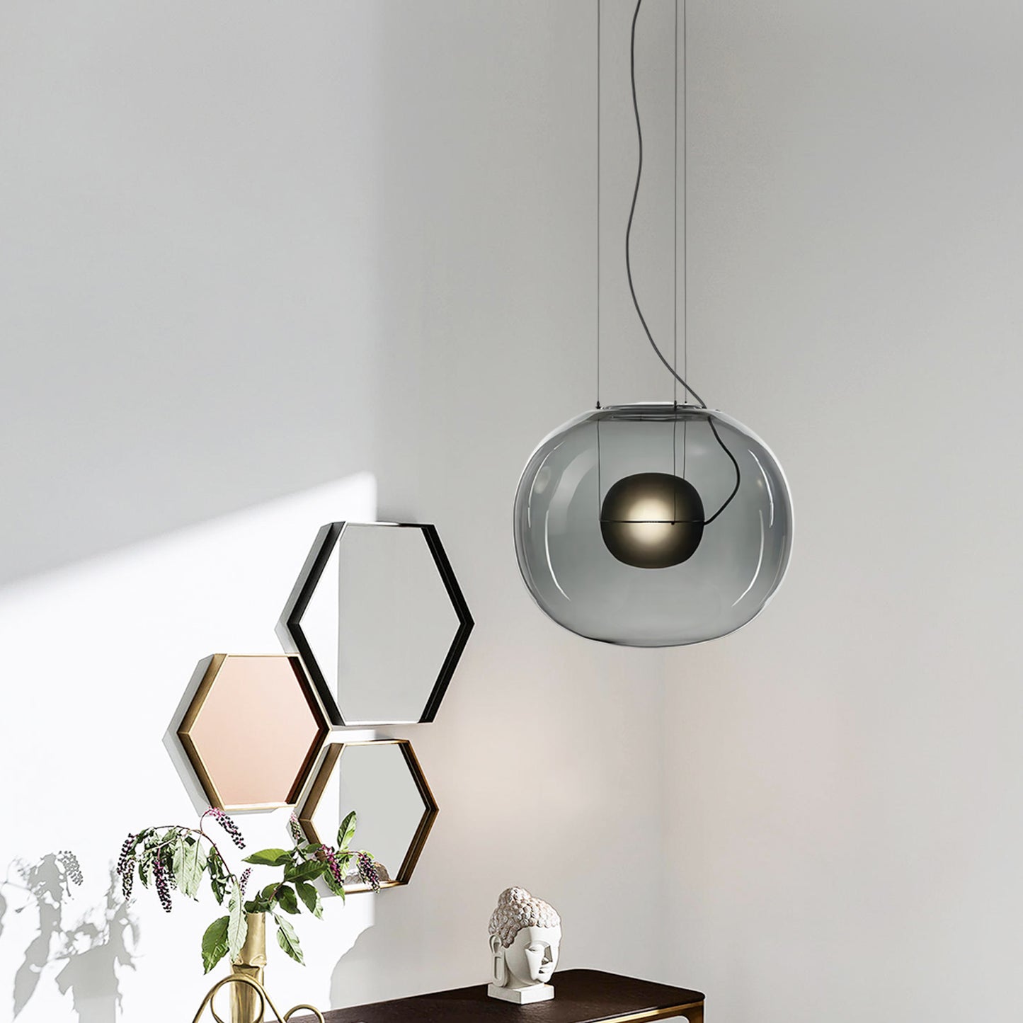 Orb Glass Pendant Light