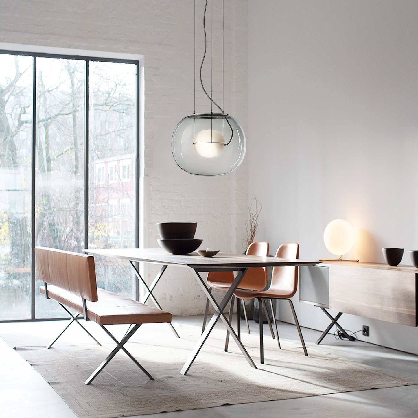 Orb Glass Pendant Light