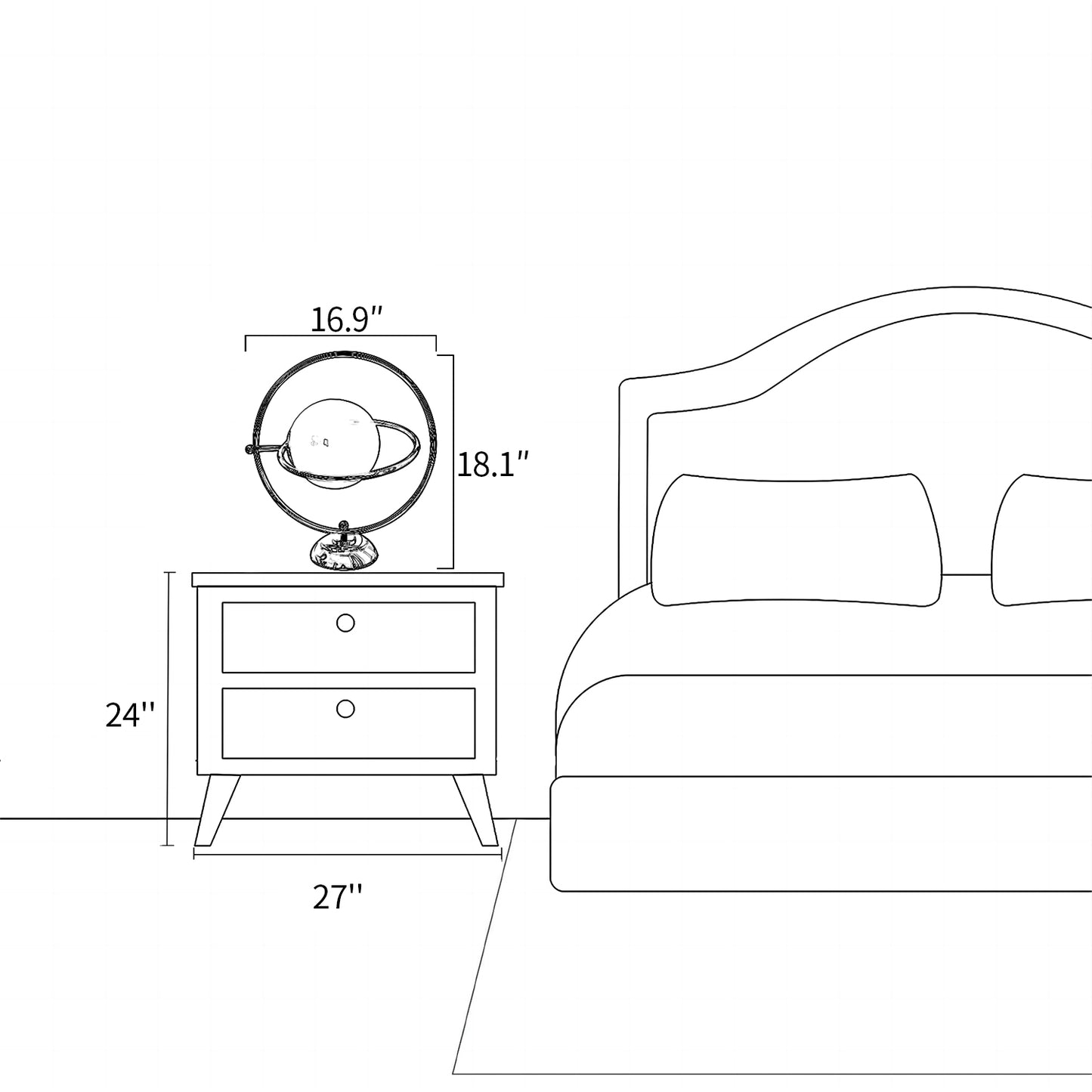 Orbiting Planet Table Lamp