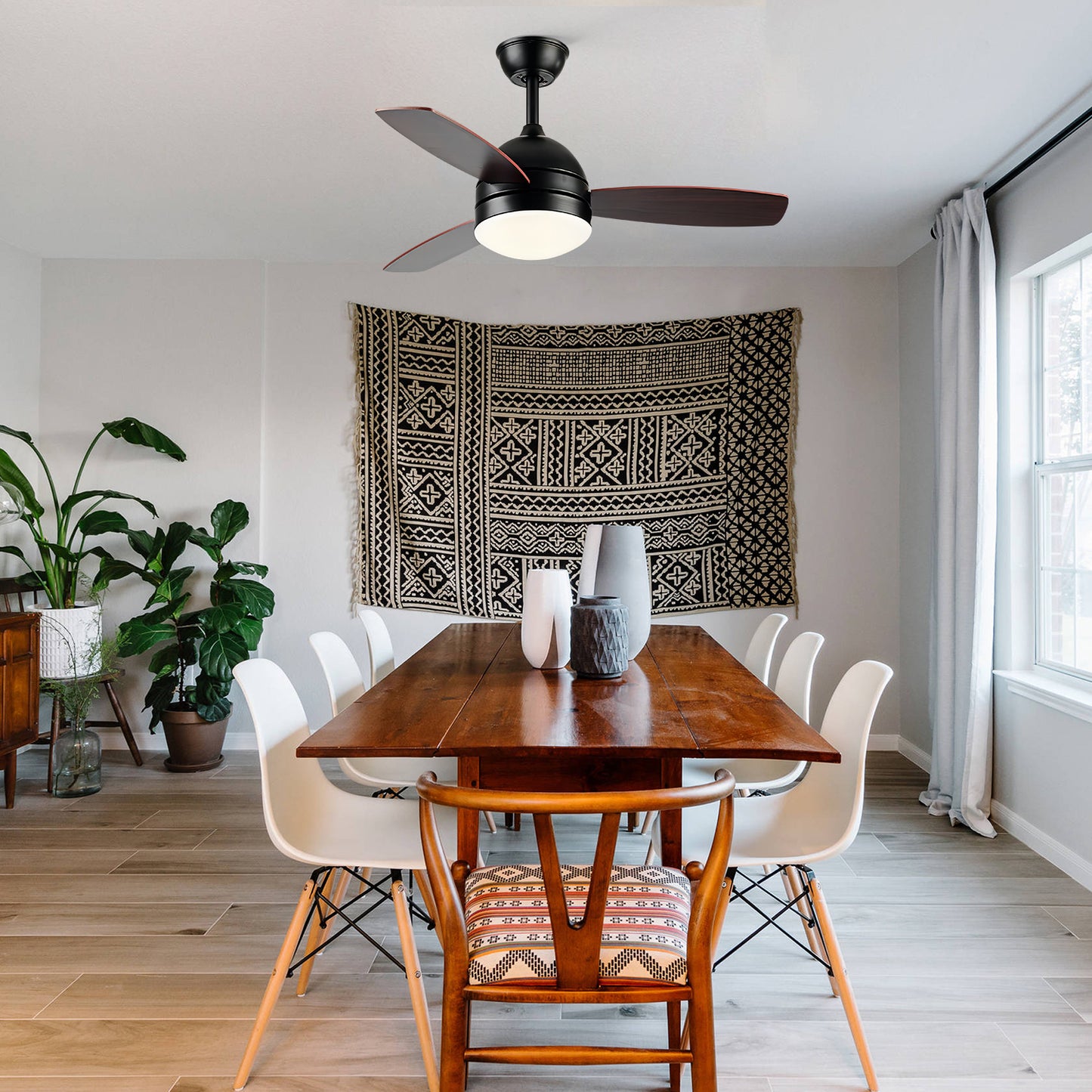 Pastel Fan Chandelier